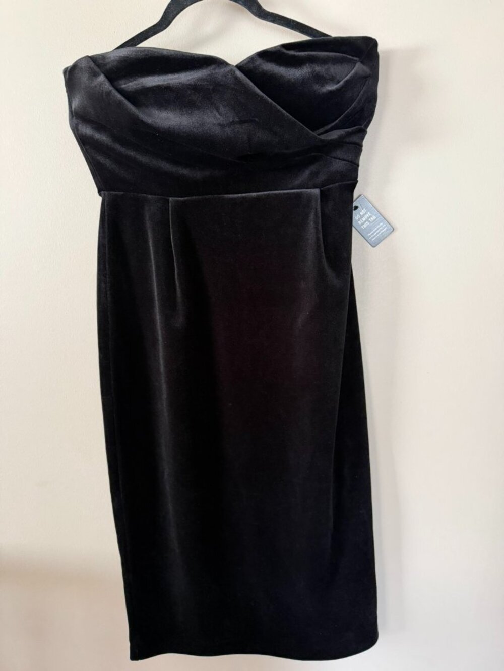 Express Black Velvet Dress